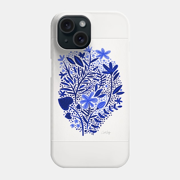 navy garden Phone Case by CatCoq