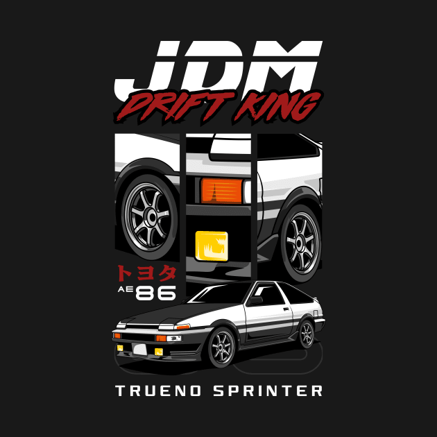 Trueno AE86 Drift Car by milatees