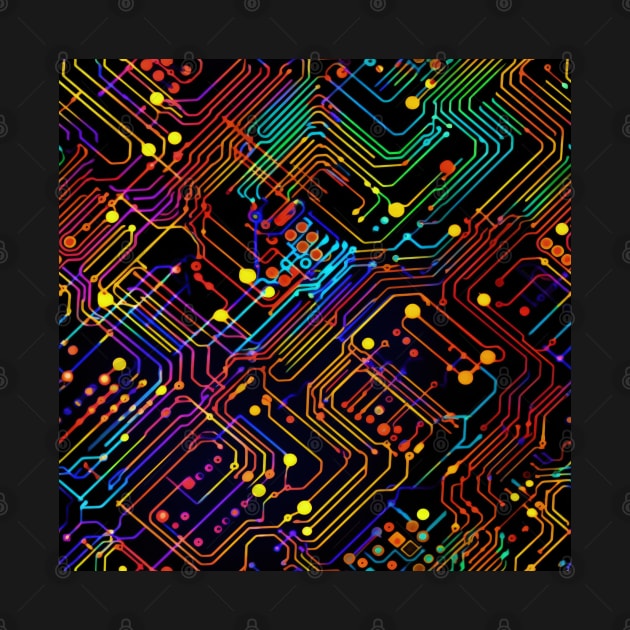 Circuit Board design illustration by Russell102