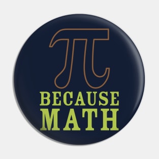 Because Math Pin