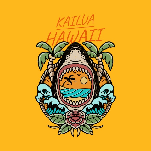 KAILUA HAWAII T-SHIRT by Cult Classics