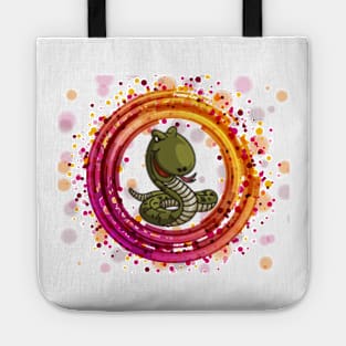 Funny snake Tote