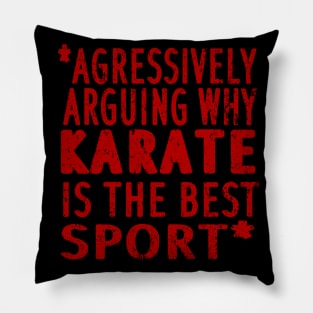 Karate gift belt club martial arts gift Pillow