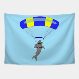 Jump The Shark - Blue/Yellow Canopy Tapestry