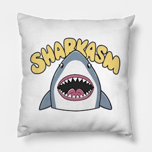 Sharkasm Pillow