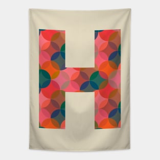 Letter H Initial Tapestry