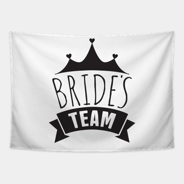 bride's team Shirt Tapestry by A&P