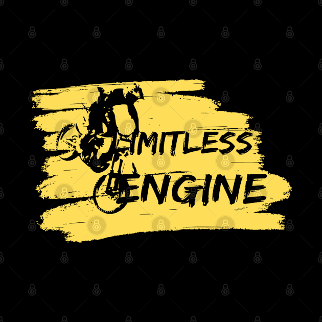 Dirt bike logo limitless by TeeProDesigns