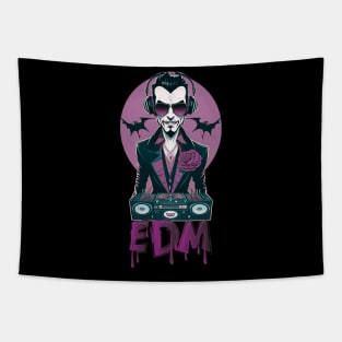 Vampiric EDM DJ! (Pink/Black) Tapestry