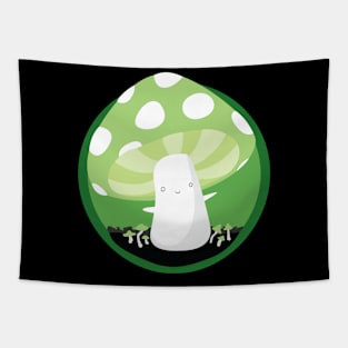 Aromantic Pride Mushroom Tapestry