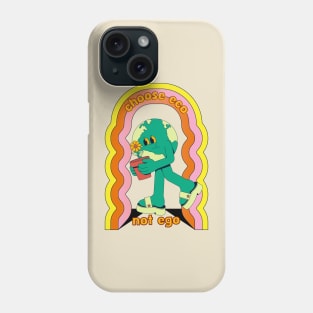 Choose Eco Not Ego Retro Save Earth Phone Case