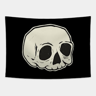 Classic Skull (WHITE) Tapestry