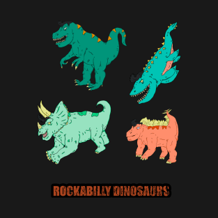 rockabilly dinosaurs T-Shirt