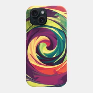 Rainbow Spiral 10 Phone Case