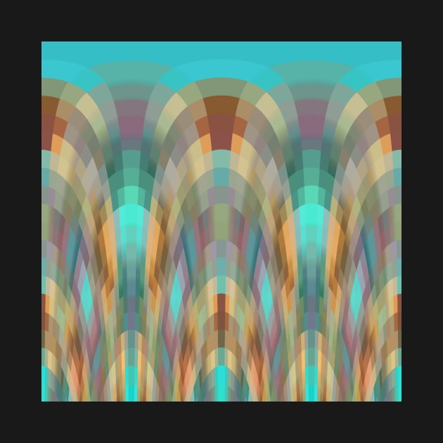 Gold and Teal Arcs by chambergambit