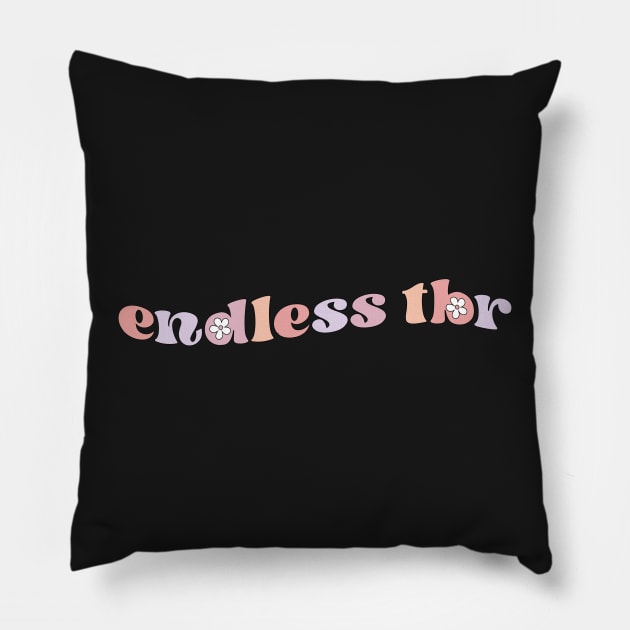 Endless TBR Sticker Bookish Sticker Kindle Era Booktok Sticker Book Club Decal Reader Sticker Gift Reading Kindle Pillow by SouQ-Art