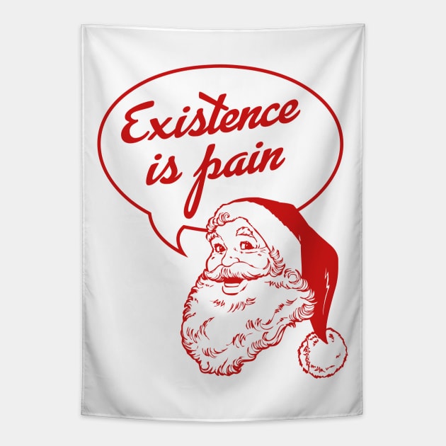 Santa Claus: Existence Is Pain Tapestry by C.E. Downes