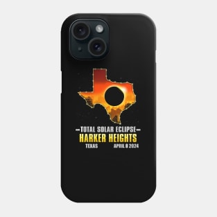 Harker Heights Texas 2024 Total Solar Eclipse Phone Case