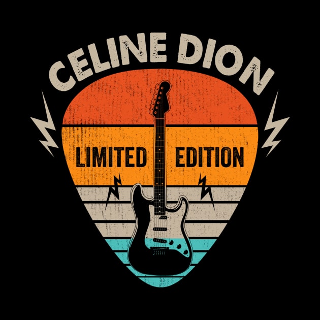 Vintage Celine Dion Name Guitar Pick Limited Edition Birthday by Monster Mask