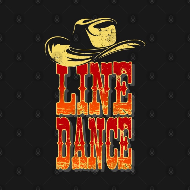 Line Dance Western Dance Logo by Shirleyy Shop Arts