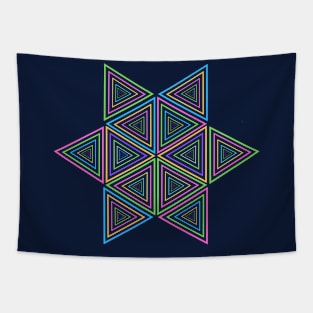 Star triangle texture Tapestry