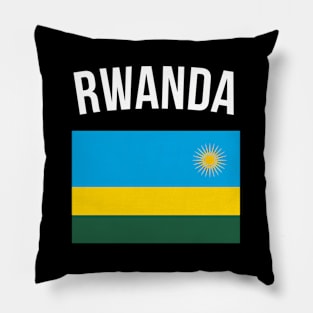 Rwanda Flag Rwandan Rwanda Pillow