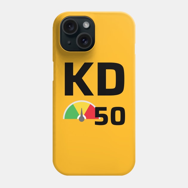 Keyword Difficulty 50 Phone Case by CyberChobi