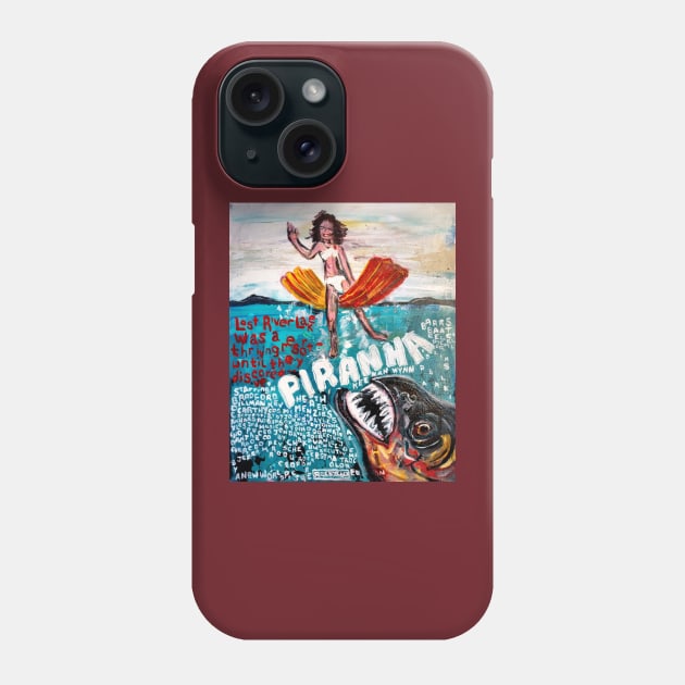 Piranha Phone Case by ElSantosWorld