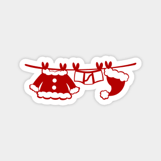 Santa Laundry Magnet