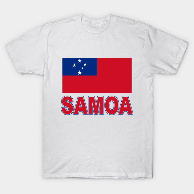 The Pride of Samoa - Samoan Flag Design - Samoa - T-Shirt | TeePublic