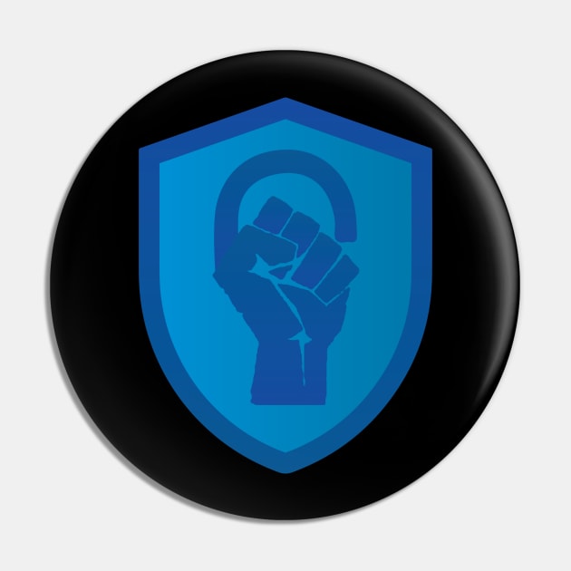 Blue Team BIC Patch Design Pin by blacksincyberconference