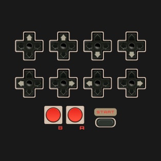 Contra Konami Code Cheat 30 Lives Retro Gamer T-Shirt