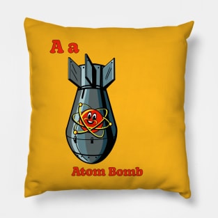 A is for ATOM BOMB Pillow