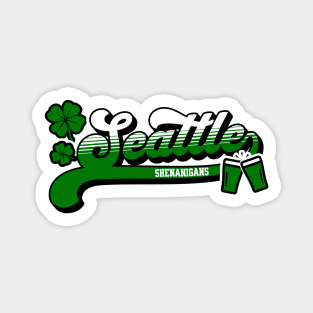 Seattle Shenanigans Seattle Irish St Patrick's Day Magnet