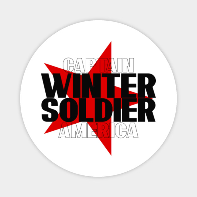 Red Star Captain America Winter Soldier Red Star Magnet