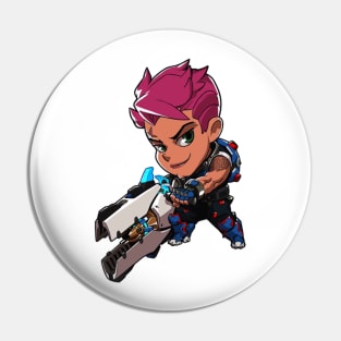 Zarya Cute Spray - Overwatch Pin