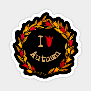 I love Autumn 2 - Full Size Magnet