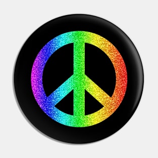 Pease Symbol Sign LGBT pride rainbow Pin