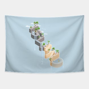 Isometric Island Tapestry