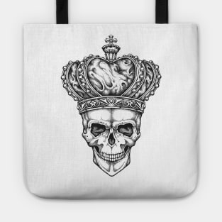 King Skull in a Crown Tote