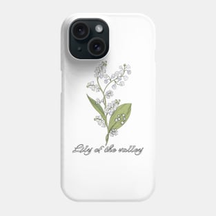 Spring flower Lily of the valley-Spring flowers May lily Phone Case