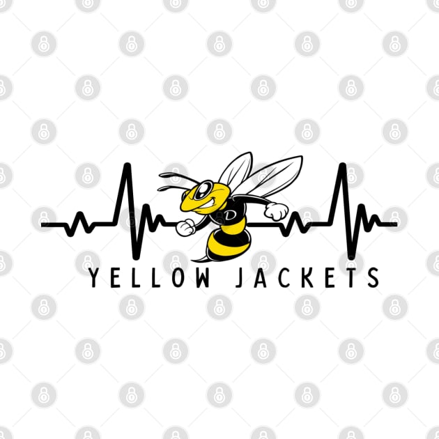 Yellow Jackets Heartline by JustStewin'Art