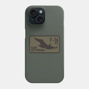 F-16 Flight Test Program (subdued) Phone Case