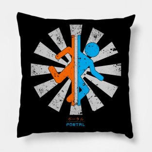 Portal Retro Japanese Pillow