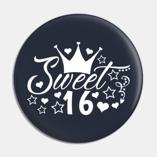 Sweet Sixteen Pin