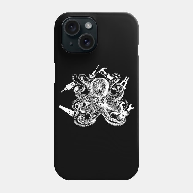 Handyman Octopus Phone Case by AI studio