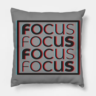 Focus Glitch 5 Pillow