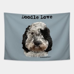 Doodle Dog Love Tapestry