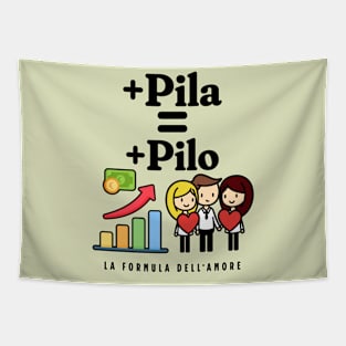 Più pila più pilo - Dialect of Calabria Italy Tapestry