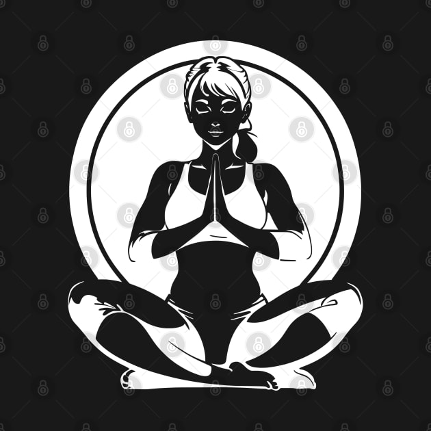 Yoga Meditation Woman 01 by CGI Studios